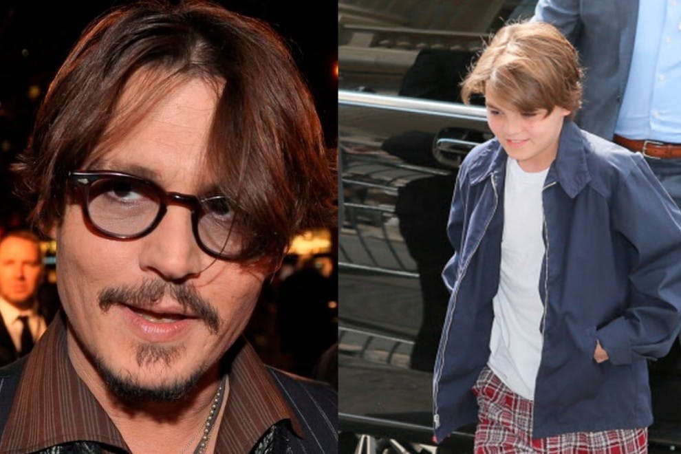 Johnny Depp y su hijo Jack Depp