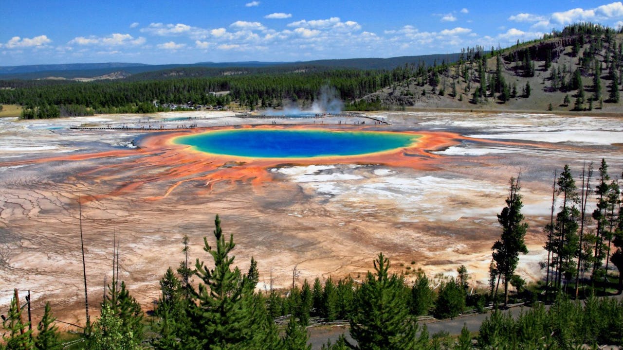 La Gran Fuente Prismática del Parque Nacional de Yellowstone.