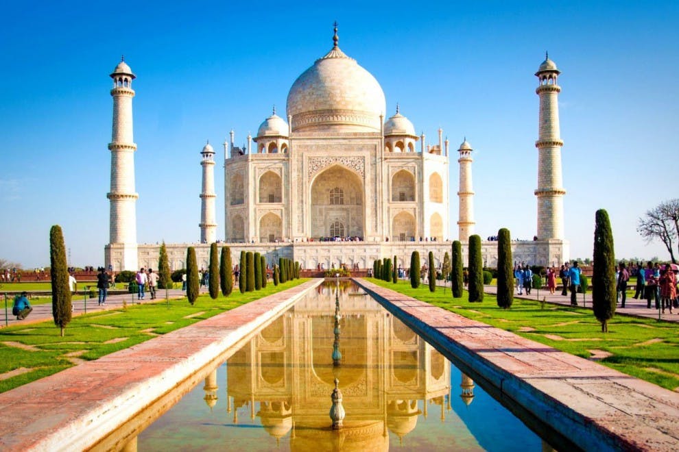 El impresionante Taj Mahal.
