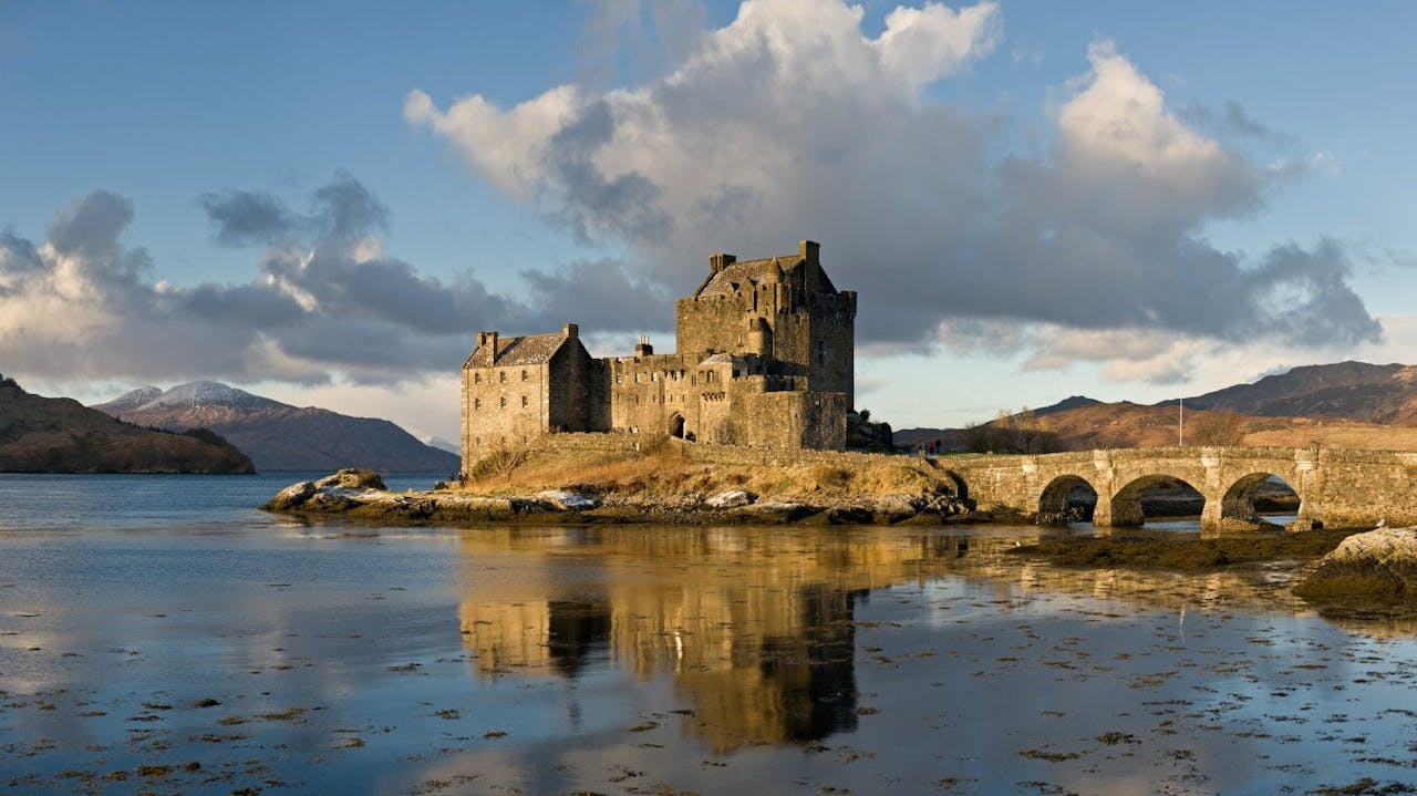 Castillo de Eilean Donan en las highlands escocesas.