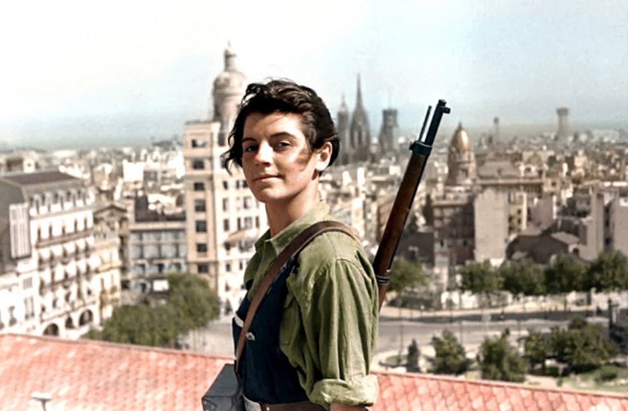 Maria Ginestà, icónica miliciana comunista.