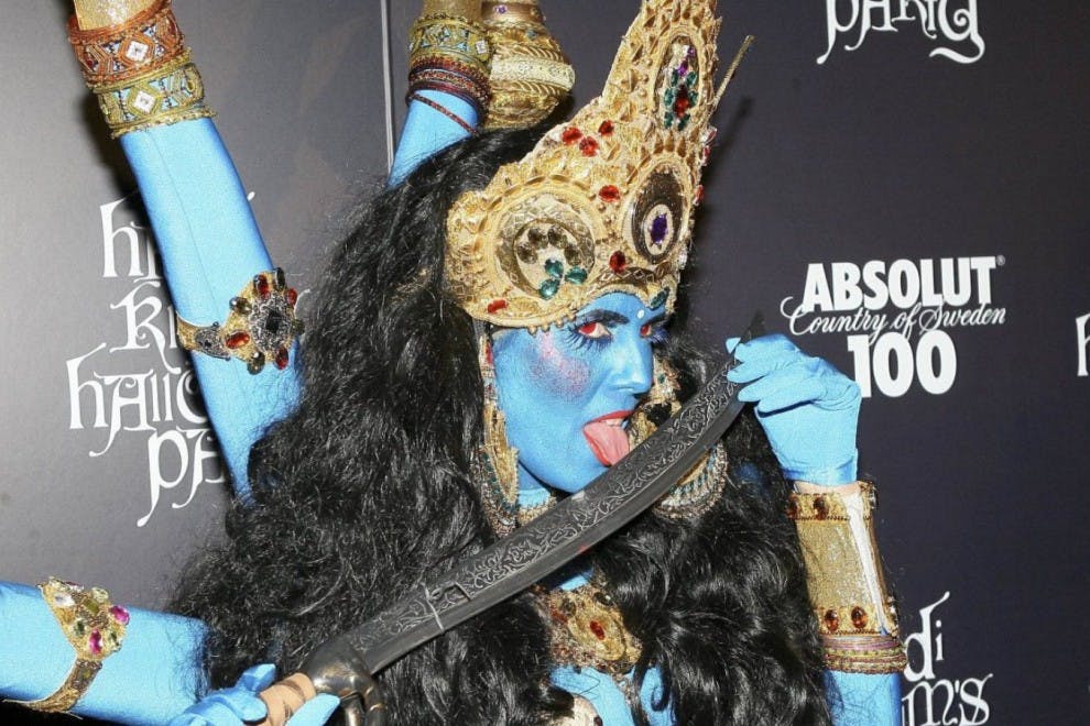 Heidi Klum como diosa Shiva.