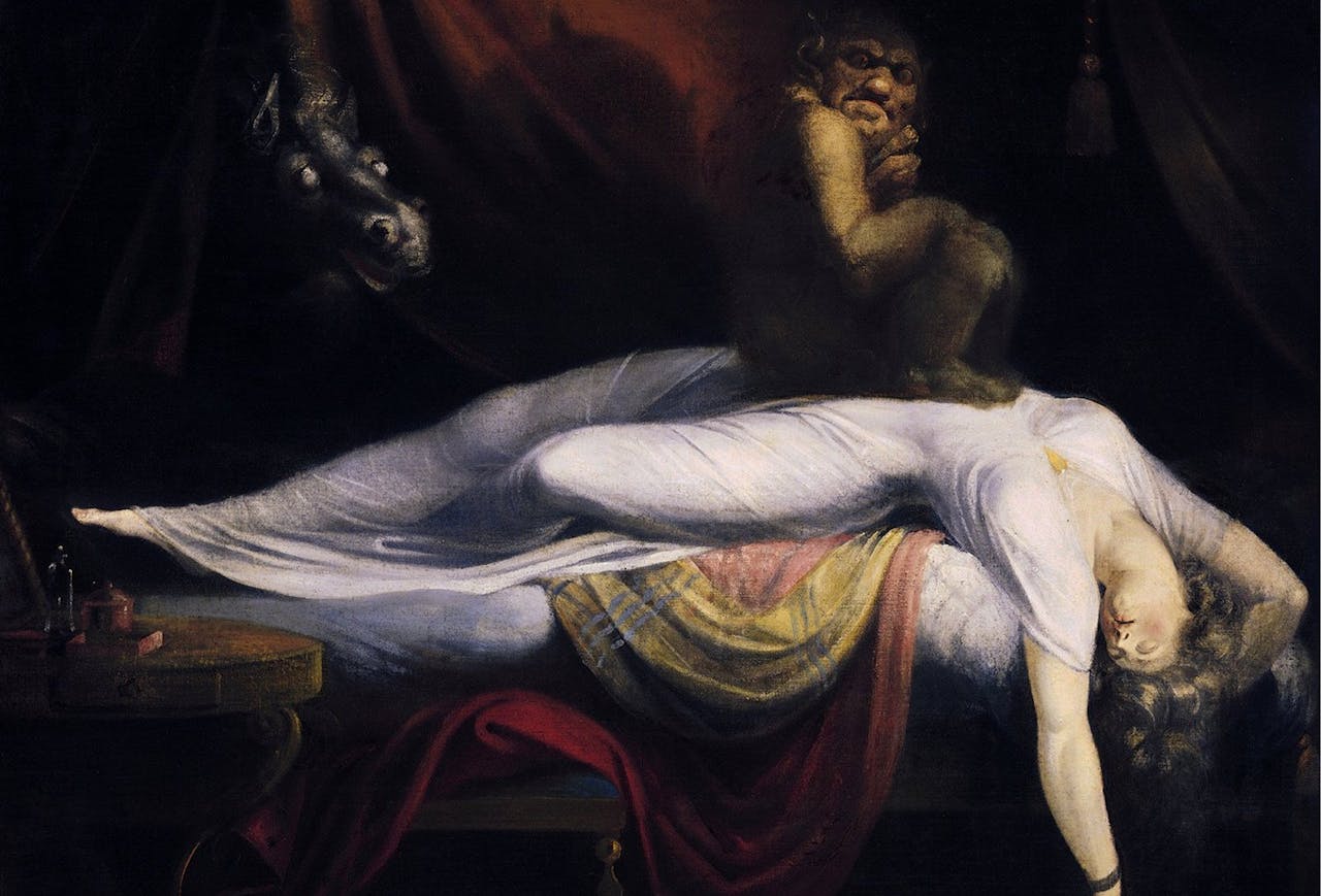La pesadilla, o El íncubo, es un cuadro de Johann Heinrich Füssli que alegoriza este trastorno.