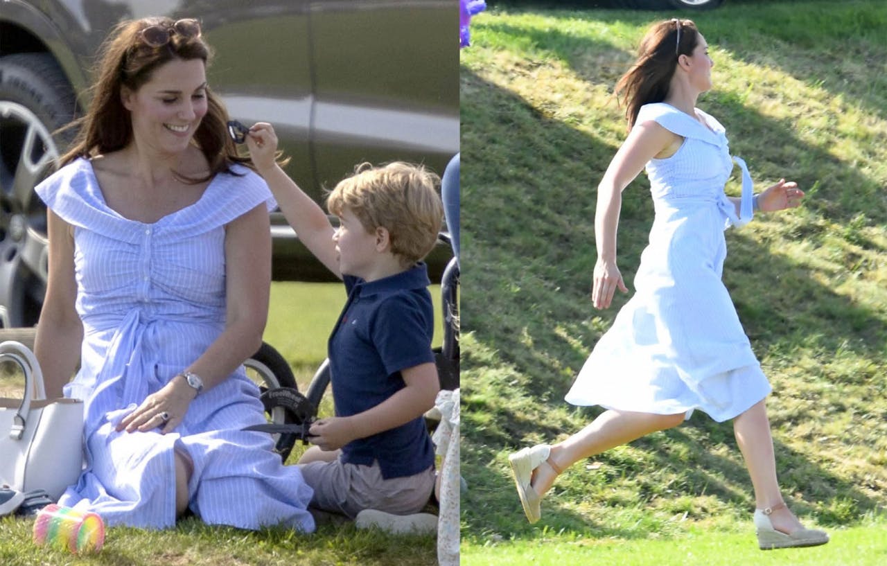 Kate Middleton lució un vestido de 40€ de Zara para un domingo en el polo