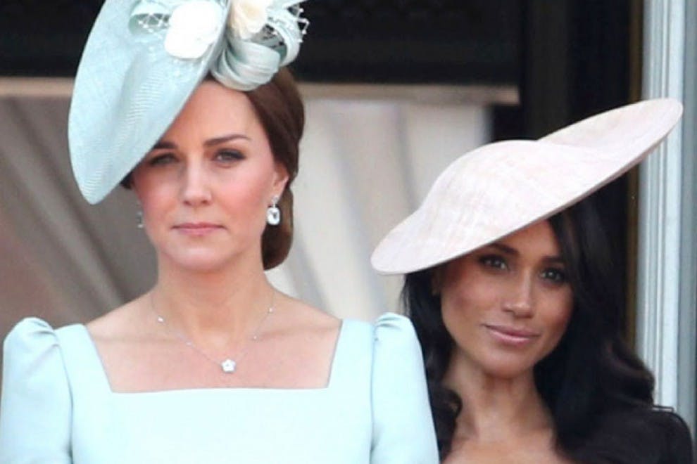 Kate Middleton y Meghan Markle en el tradicional 'Trooping The Colours’
