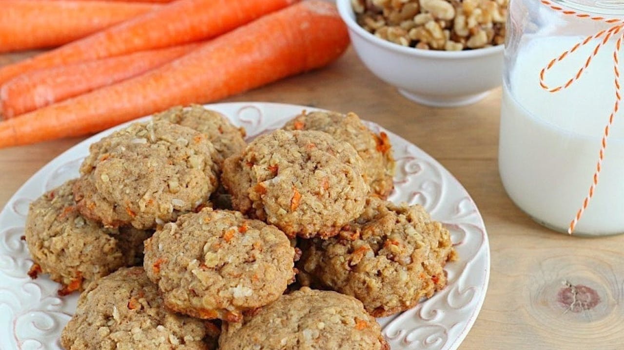 Estas galletas son ideales para los amantes del popular carrot cake.