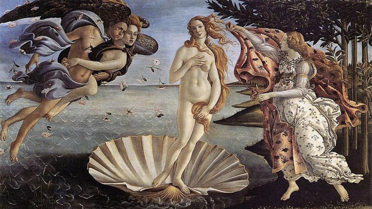 El nacimiento de Venus es una de las obras más reconocidas de la historia del arte.