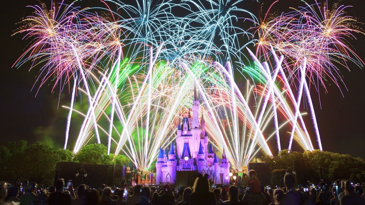 El fin de año en Disneyland es mágico.