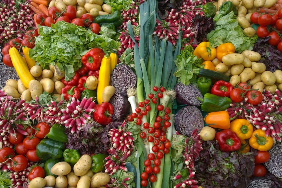 Calendario anual de frutas y verduras de temporada
