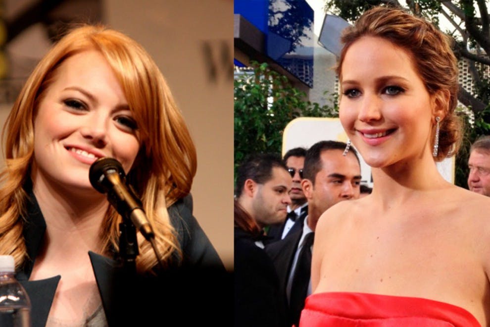 Emma Stone y Jennifer Lawrence triunfan allá donde van.