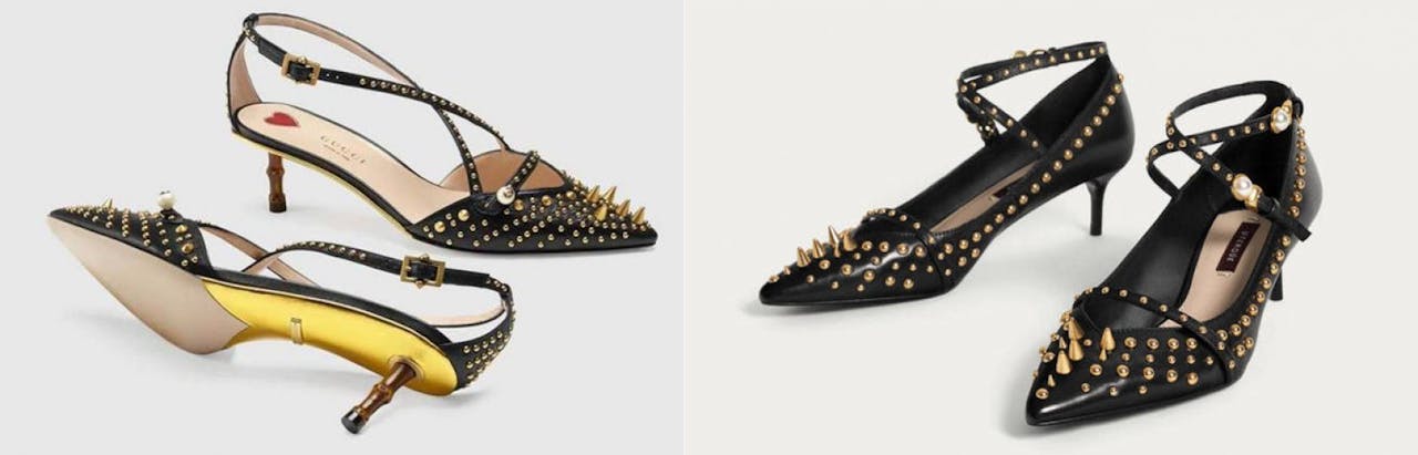 Los zapatos de Gucci vs. la versión de Uterqüe que ha lucido la reina Letizia