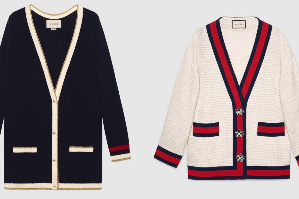 Dos de los diseños de Gucci, que alcanzan los 1.490 y 2.200 euros, respectivamente
