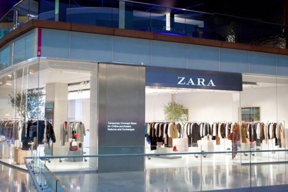 Imagen de la tienda temporal de Zara especializada en compras 'online'